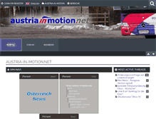 Tablet Screenshot of forum.austria-in-motion.net